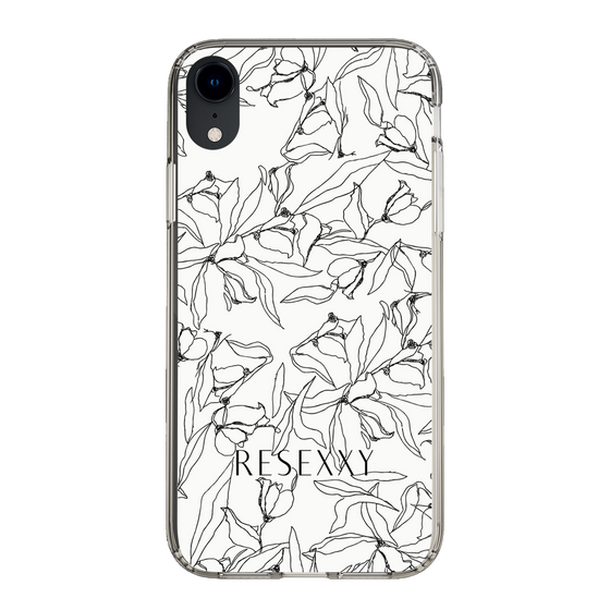 Slim Protection Case［ RESEXXY - Flower - White ］