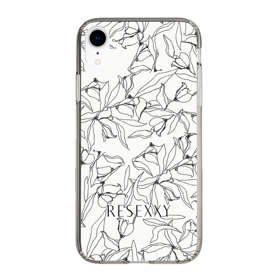 Slim Protection Case［ RESEXXY - Flower - White ］