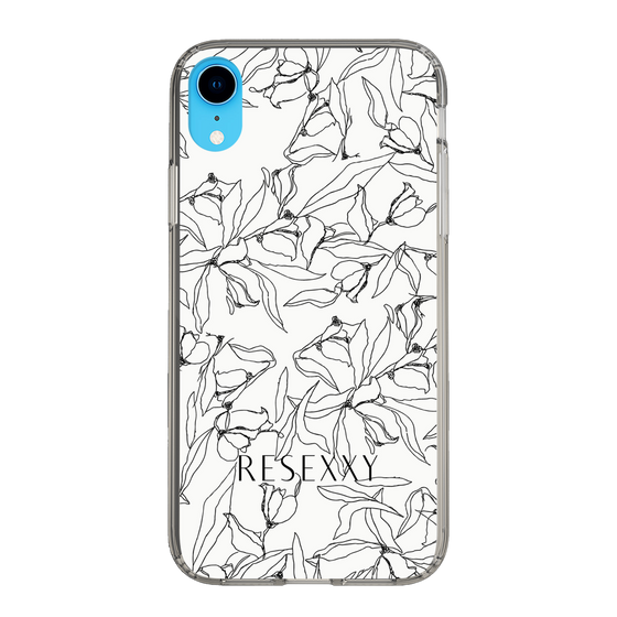Slim Protection Case［ RESEXXY - Flower - White ］