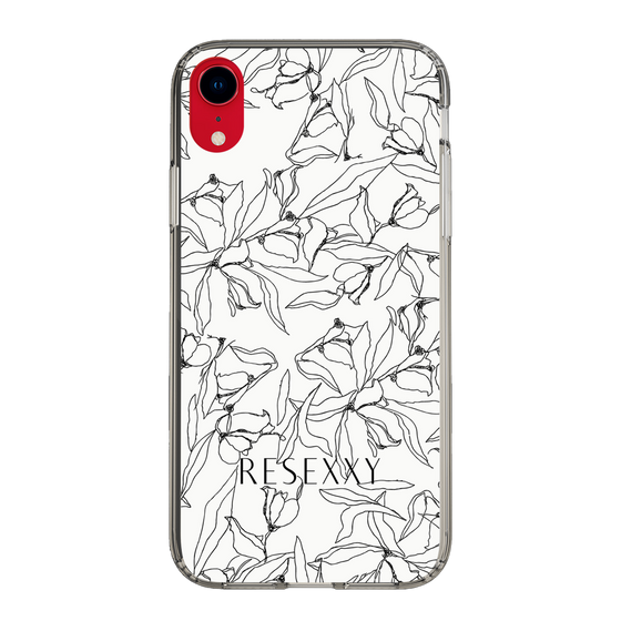 Slim Protection Case［ RESEXXY - Flower - White ］