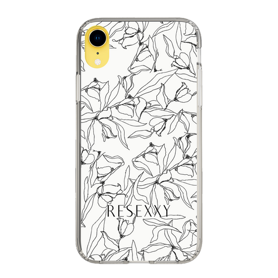 Slim Protection Case［ RESEXXY - Flower - White ］