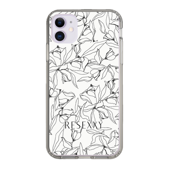 Slim Protection Case［ RESEXXY - Flower - White ］