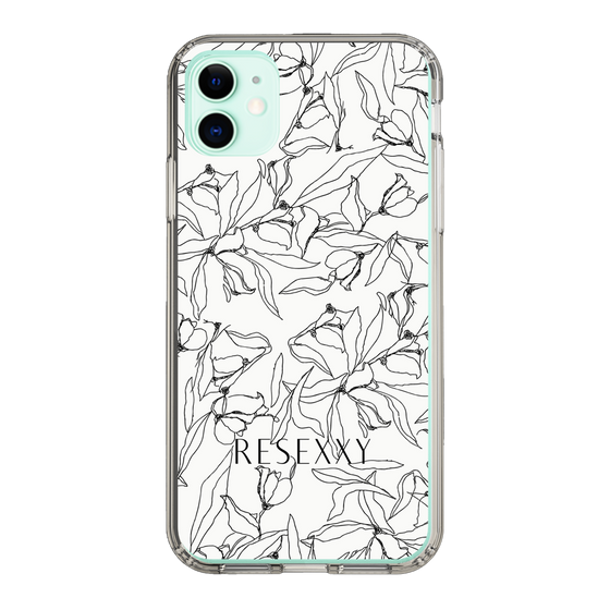 Slim Protection Case［ RESEXXY - Flower - White ］