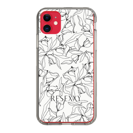 Slim Protection Case［ RESEXXY - Flower - White ］