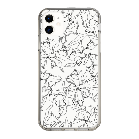 Slim Protection Case［ RESEXXY - Flower - White ］