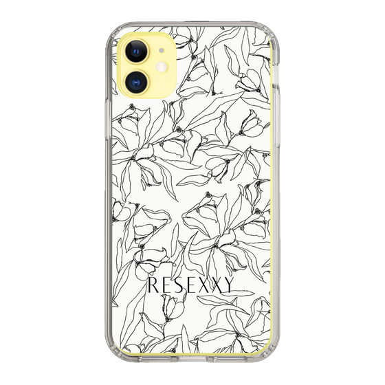 Slim Protection Case［ RESEXXY - Flower - White ］