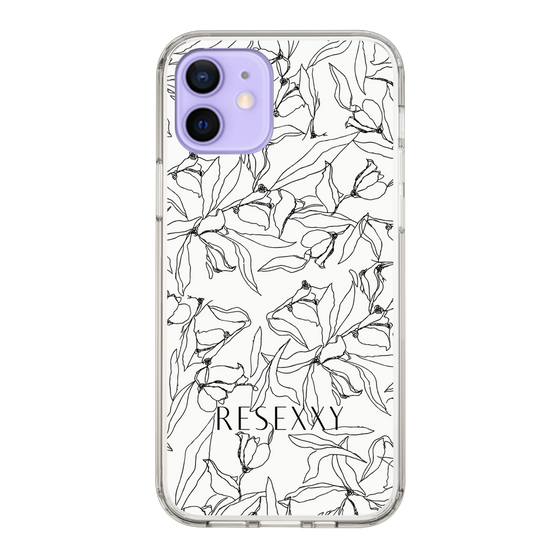 Slim Protection Case［ RESEXXY - Flower - White ］