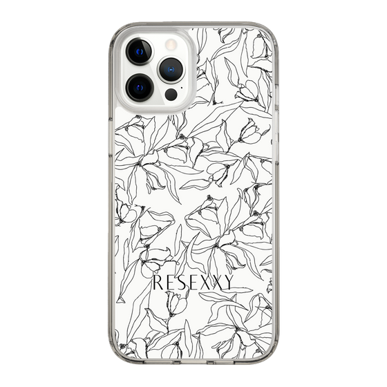 Slim Protection Case［ RESEXXY - Flower - White ］