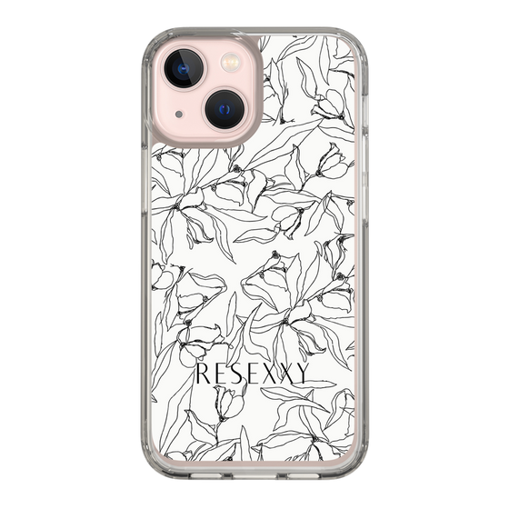 Slim Protection Case［ RESEXXY - Flower - White ］