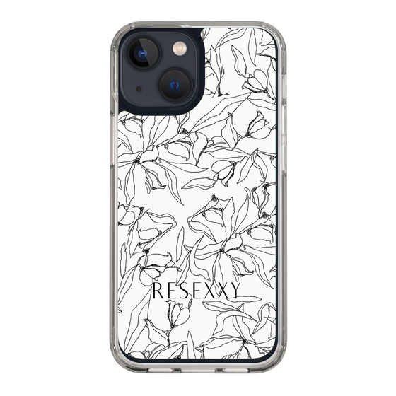 Slim Protection Case［ RESEXXY - Flower - White ］