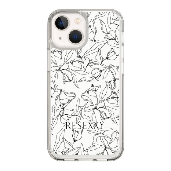 Slim Protection Case［ RESEXXY - Flower - White ］