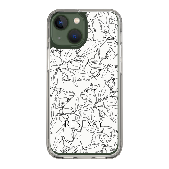 Slim Protection Case［ RESEXXY - Flower - White ］