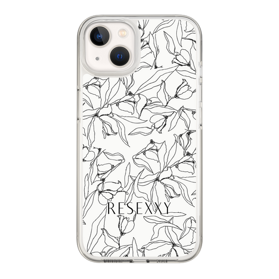 Slim Protection Case［ RESEXXY - Flower - White ］