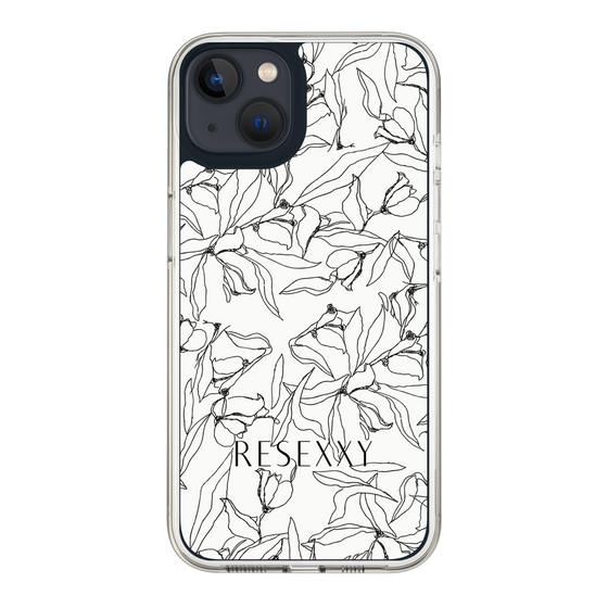 Slim Protection Case［ RESEXXY - Flower - White ］
