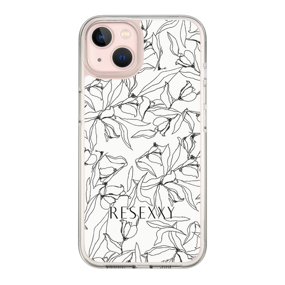 Slim Protection Case［ RESEXXY - Flower - White ］