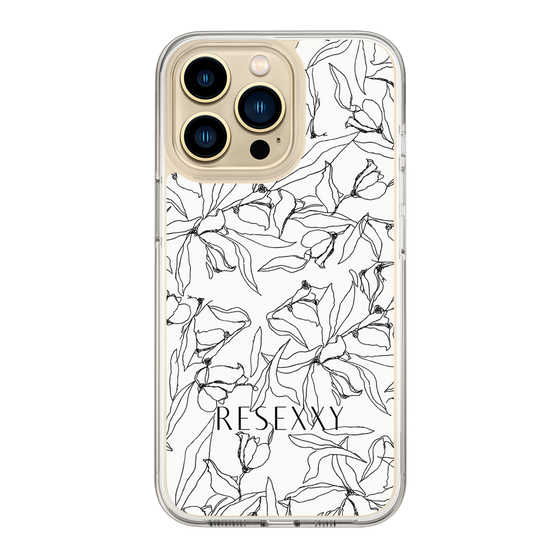 Slim Protection Case［ RESEXXY - Flower - White ］