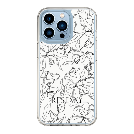 Slim Protection Case［ RESEXXY - Flower - White ］