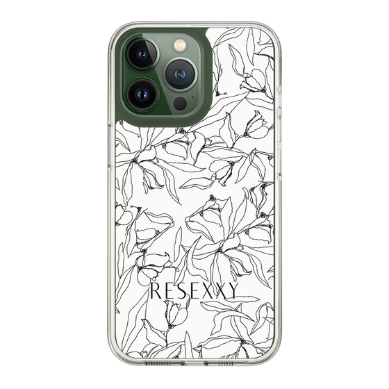 Slim Protection Case［ RESEXXY - Flower - White ］