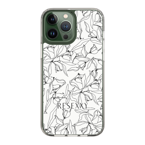 Slim Protection Case［ RESEXXY - Flower - White ］