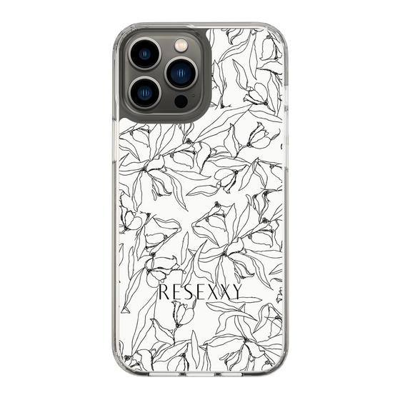 Slim Protection Case［ RESEXXY - Flower - White ］
