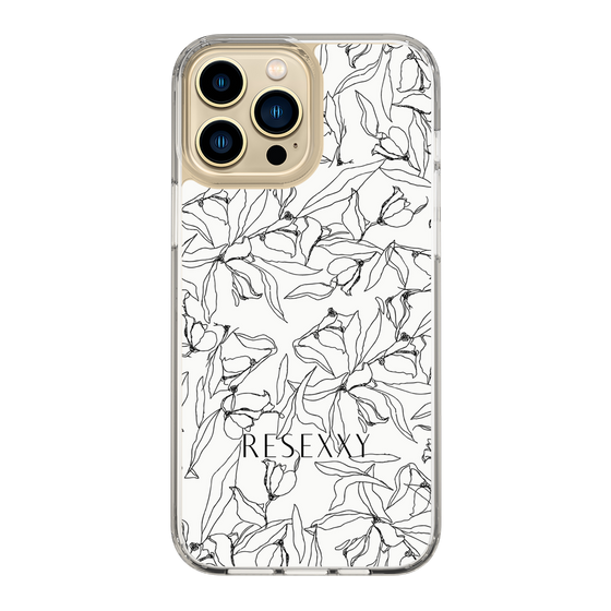Slim Protection Case［ RESEXXY - Flower - White ］