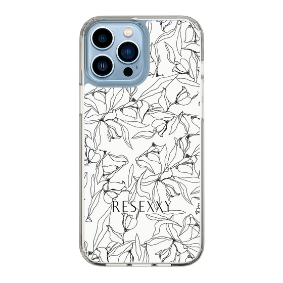 Slim Protection Case［ RESEXXY - Flower - White ］