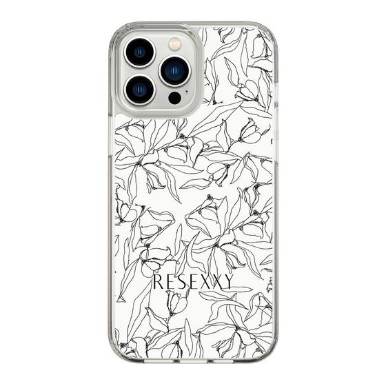 Slim Protection Case［ RESEXXY - Flower - White ］