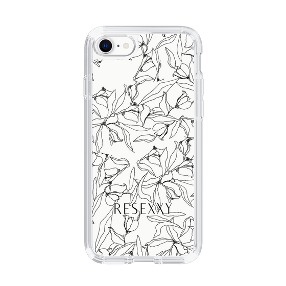 Slim Protection Case［ RESEXXY - Flower - White ］