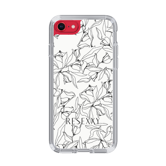 Slim Protection Case［ RESEXXY - Flower - White ］