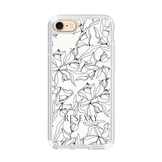 Slim Protection Case［ RESEXXY - Flower - White ］
