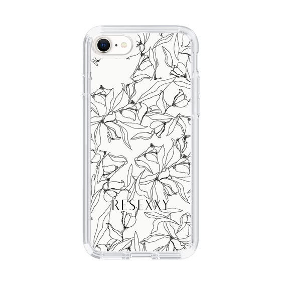 Slim Protection Case［ RESEXXY - Flower - White ］