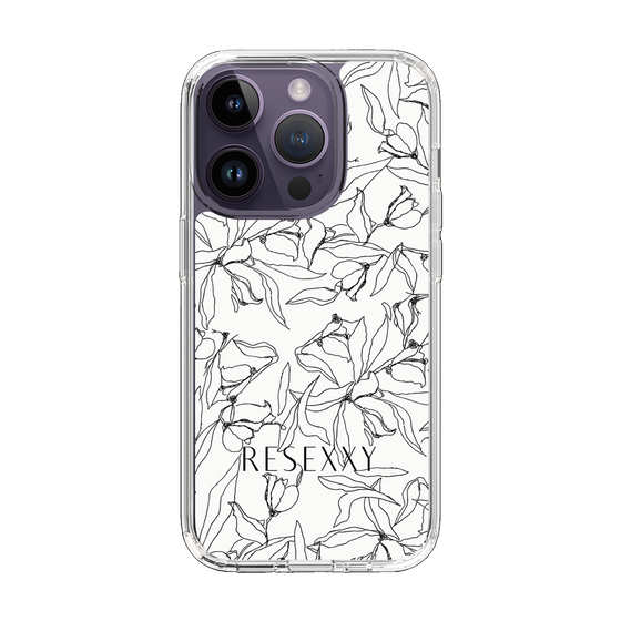 Slim Protection Case［ RESEXXY - Flower - White ］