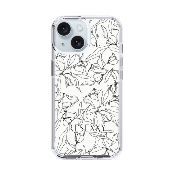 Slim Protection Case［ RESEXXY - Flower - White ］