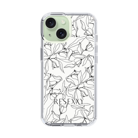 Slim Protection Case［ RESEXXY - Flower - White ］