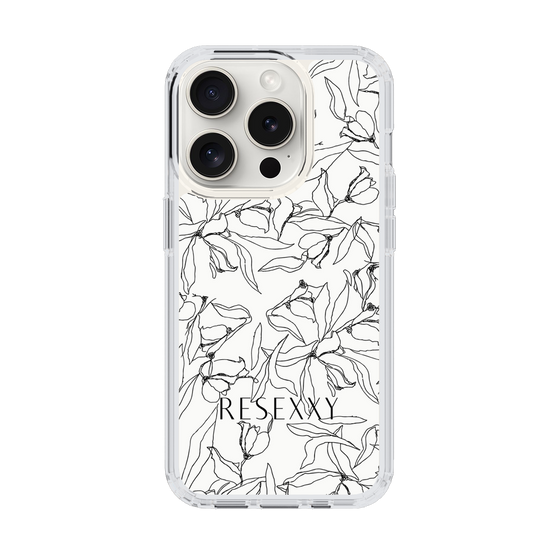 Slim Protection Case［ RESEXXY - Flower - White ］