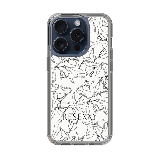 Slim Protection Case［ RESEXXY - Flower - White ］