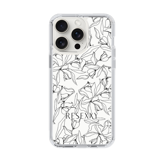Slim Protection Case［ RESEXXY - Flower - White ］