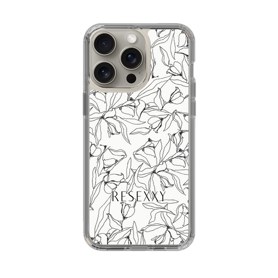 Slim Protection Case［ RESEXXY - Flower - White ］