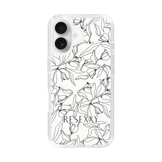 Slim Protection Case［ RESEXXY - Flower - White ］