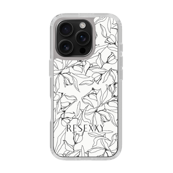 Slim Protection Case［ RESEXXY - Flower - White ］
