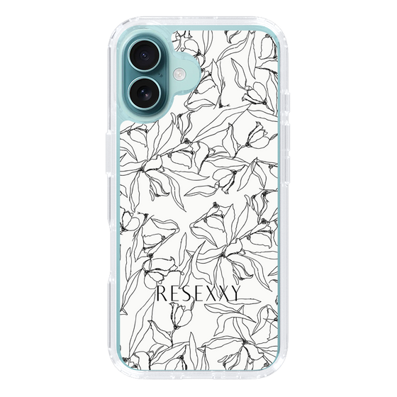 Slim Protection Case［ RESEXXY - Flower - White ］