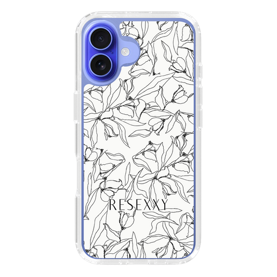 Slim Protection Case［ RESEXXY - Flower - White ］