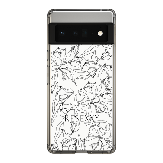 Slim Protection Case［ RESEXXY - Flower - White ］