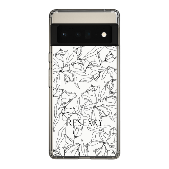 Slim Protection Case［ RESEXXY - Flower - White ］