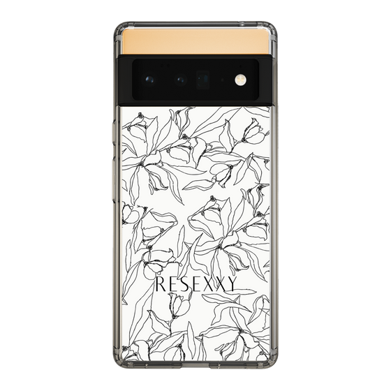 Slim Protection Case［ RESEXXY - Flower - White ］