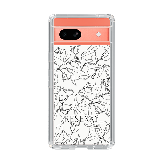 Slim Protection Case［ RESEXXY - Flower - White ］