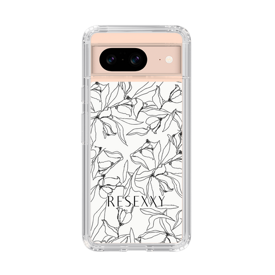 Slim Protection Case［ RESEXXY - Flower - White ］