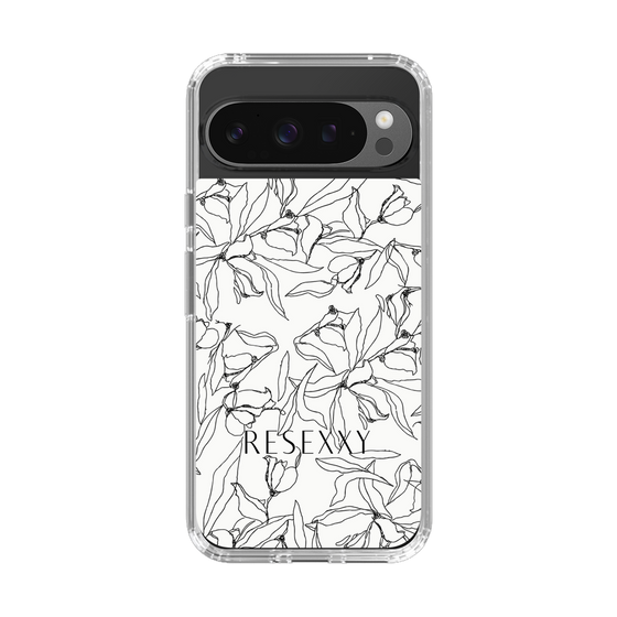 Slim Protection Case［ RESEXXY - Flower - White ］