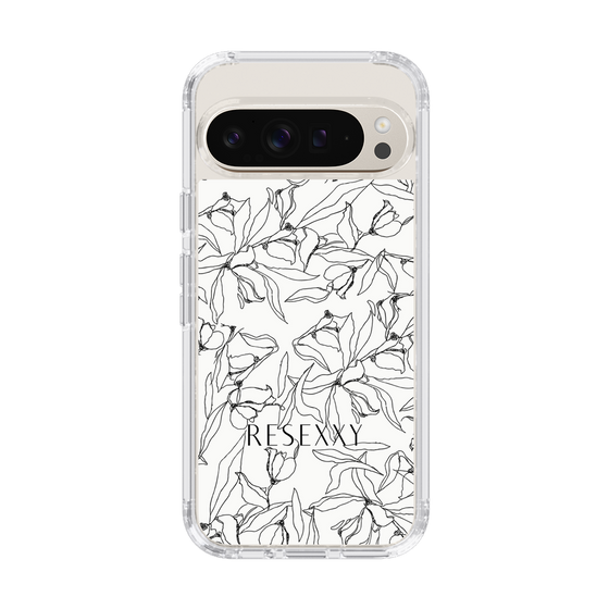 Slim Protection Case［ RESEXXY - Flower - White ］
