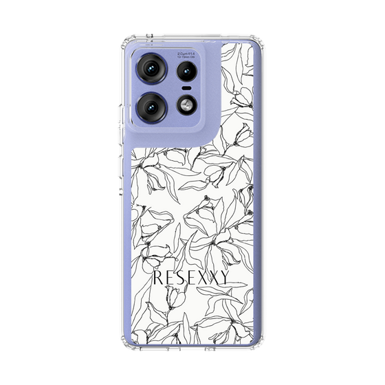 Slim Protection Case［ RESEXXY - Flower - White ］